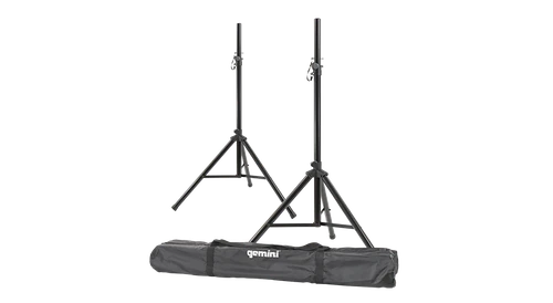 Gemini ST-PACK – Dual Speaker Stands w/ Carry Case