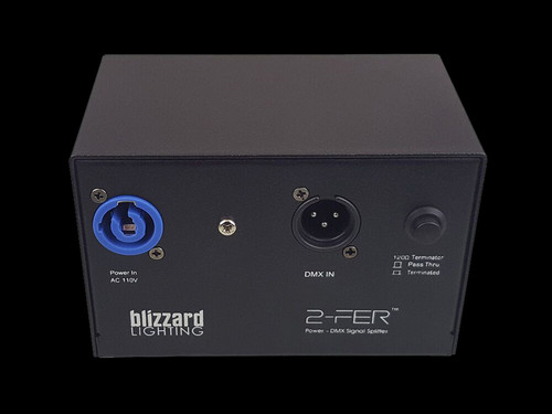 Blizzard Lighting 2-Fer / 2-way Power Splitter + 2-way DMX Splitter