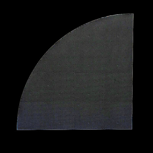 ADJ DS4QC1 Top Left (TL) 4.8mm Quarter Circular LED Video Panel