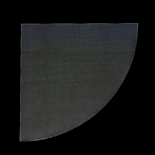 ADJ DS4QC3 Top Left (BR) 4.8mm Quarter Circular LED Video Panel