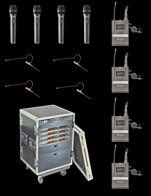 Airwave AT-8-SYS1-PRO 8 Channel Wireless System Package
