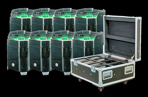 ADJ Element HEX IP FC Pak IP54 Battery Powered LED Par Can Lighting Package