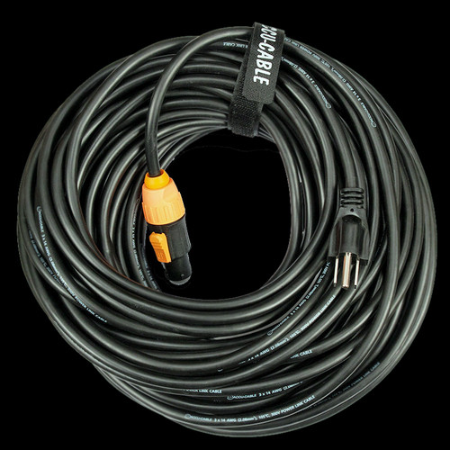 ADJ Power Twist Lock to Edison Cable / 100FT / IP65 Rated / SIP1MPC100