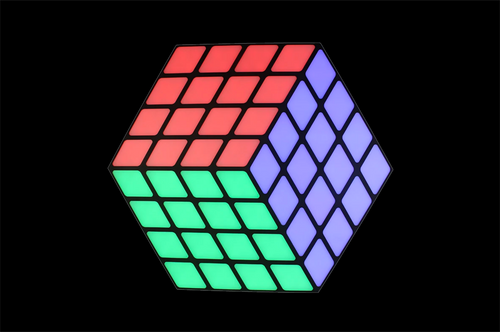 Blizzard Lighting Squarodox 3D Cube LED Effect Panel Display