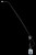 Airwave AT-CHOIR-WIRELESS 50" Carbon-Fiber Boom Choir Microphone w/ Clutch