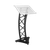 Global Truss GT-LECTERN PRO BLK – Truss-Style Lectern Podium (Black)