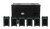 ADJ Mirage Q6 Pak Black Battery Powered Event Up Lighting System / IP65 Outdoor Rated