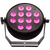 Eliminator Lighting LP Hex 12 Plus RGBWA+UV LED Flat Par