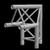 Global Truss F33 12" Triangular 2 Way 90 Degree  Corner / Apex Out