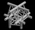 Global Truss F33 12" Triangular 5 Way Cross Junction / Apex Up