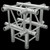 Global Truss F34 12" Square 5 Way T-Junction / 1.64ft (0.5m)