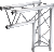 Global Truss F23 8" 1.64ft (0.5m) 2 Way 90 Degree Corner / Apex In