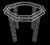 Global Truss 12" 10'x10' Octogon Tradeshow Booth Truss System