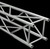 Global Truss F44P 16" Square Truss Segment / 1.64ft. (0.5m)