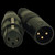 Accu Cable 100 Ft 3 Pin M/F DMX PRO Cable / AC3PDMX100PRO