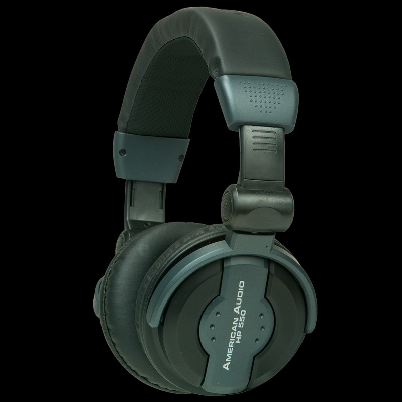 American Audio HP 550 Pro Professional Powered DJ Headphones