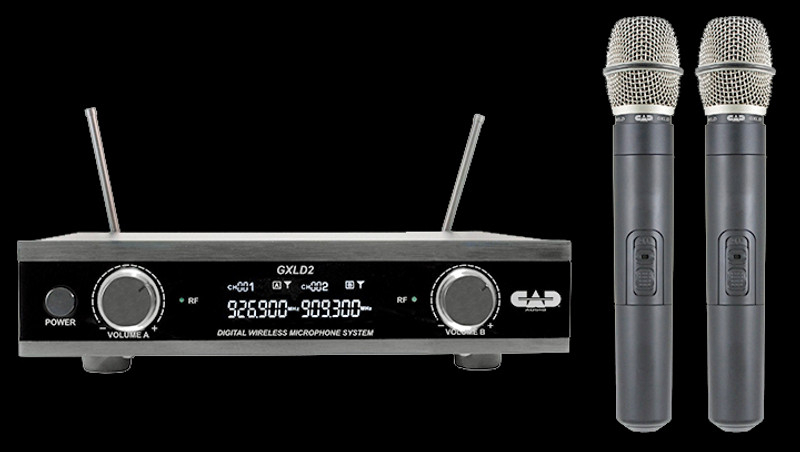 CAD GXLD2HH Digital Dual Channel Wireless Microphone System