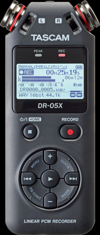 TASCAM DR-05X Stereo Handheld Digital Audio Recorder / USB Audio Interface