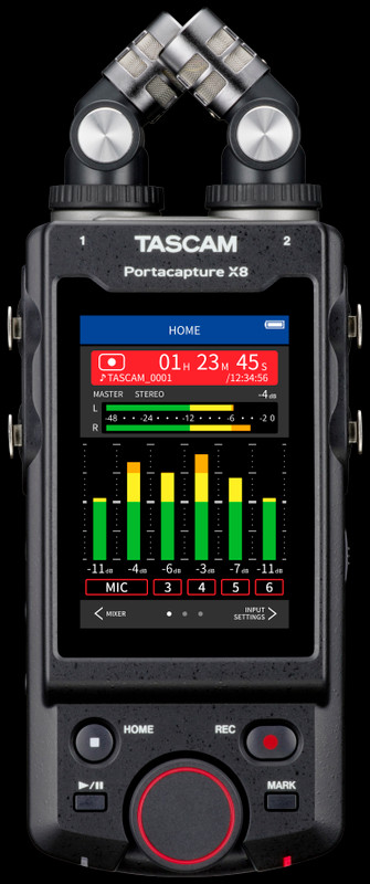 TASCAM Portacapture X8 High Resolution Adaptive Multi-Recorder