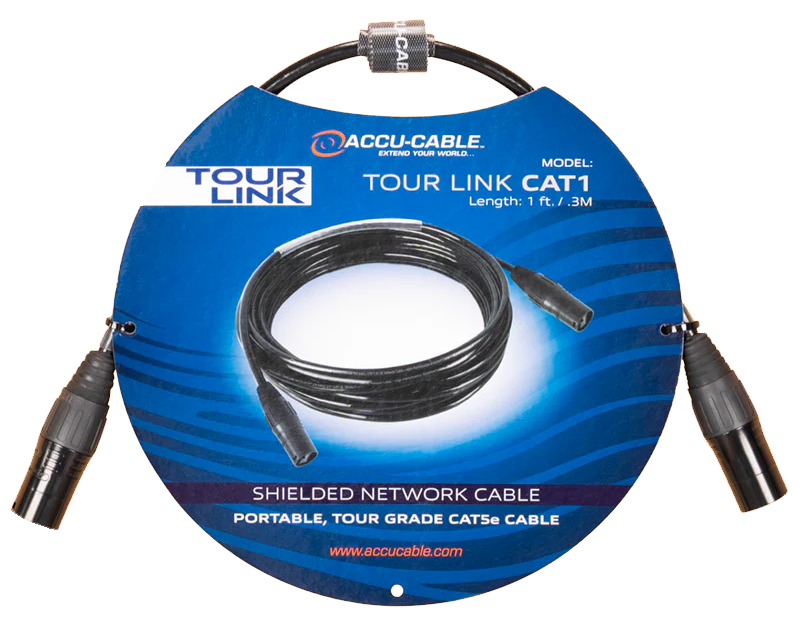 Accu-Cable TOUR LINK CAT5e High-Performance Shielded Network Cable Accu-Cable TOUR LINK CAT5e High-Performance Shielded Network Cable