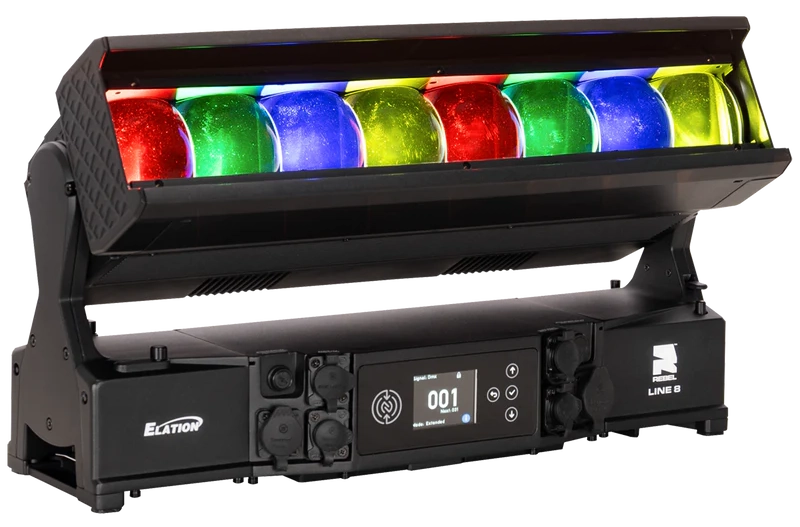 Elation REBEL LINE 8 – IP65 RGBL LED Pixel Bar w/ SparkX Beam