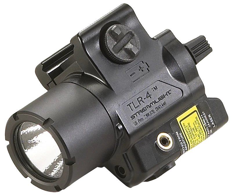 Streamlight TLR-4 Weapon-Mounted Tactical Light with Integrated Laser for Compact Handguns