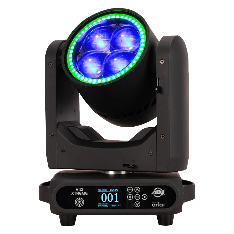 ADJ Vizi Xtreme RGBL Beam Wash Moving Head with Pixel Ring