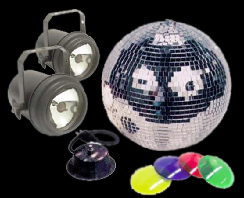 ADJ 12" Disco Mirror Ball Package