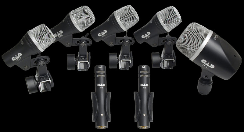 CAD Stage7 7-Microphone Percussion Drum Package