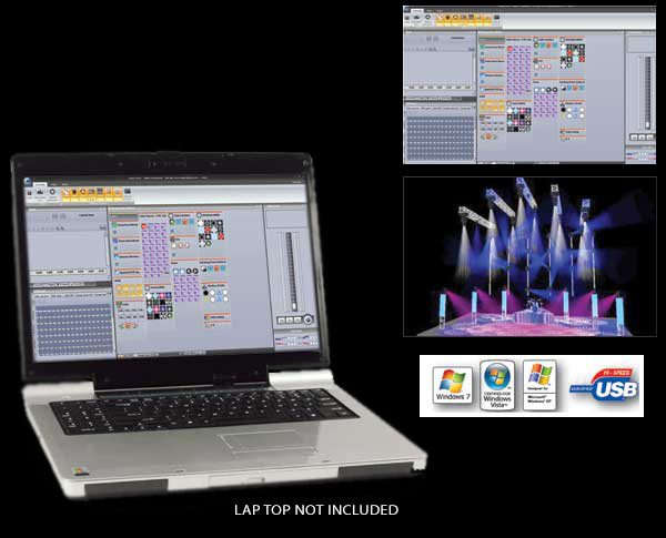 ADJ Compu Cue Basic DMX Computer PC Software - Phantom Dynamics ...