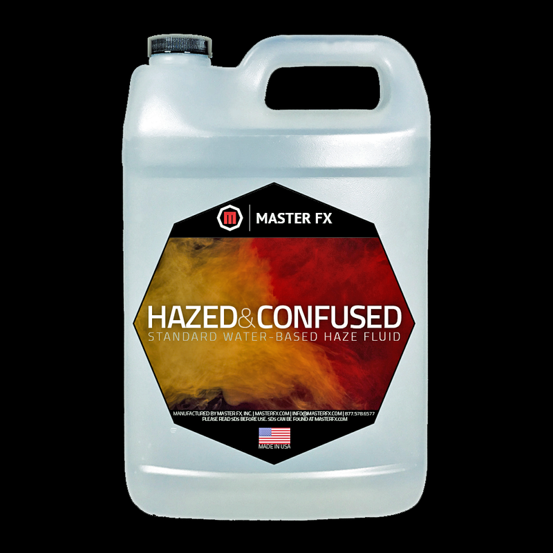 Master FX Hazed & Confuzed Premium Water Based Haze Fluid