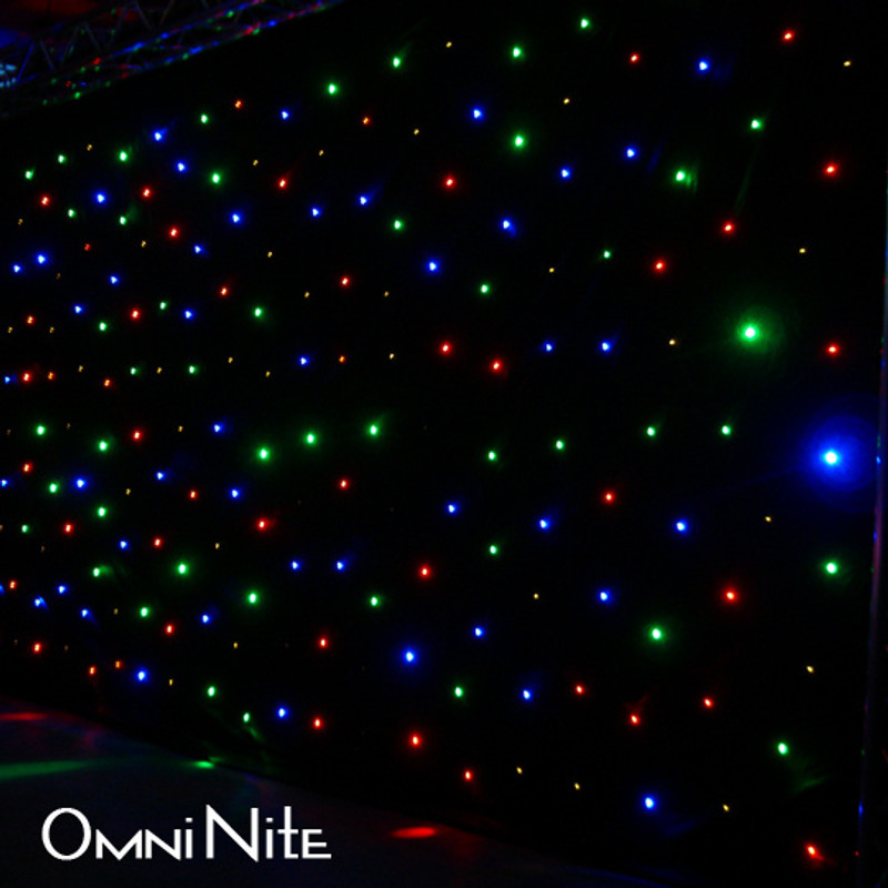 Omnisistem Omni Nite LED Backdrop Curtain DJ Lighting Effect / RGBA / WW
