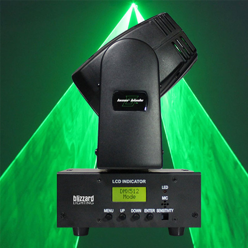 Blizzard Lighting Laser Blade G Moving Head Green Laser Projector