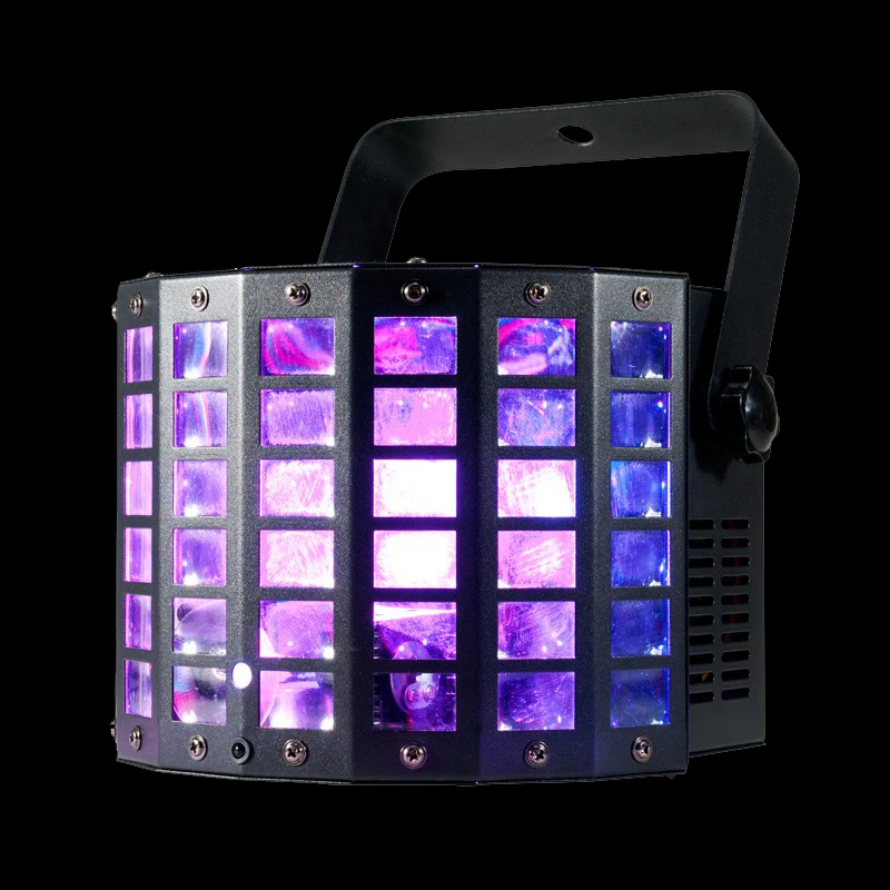 ADJ Mini Dekker LZR Dual Moonflower DJ Light w/ Laser - Phantom