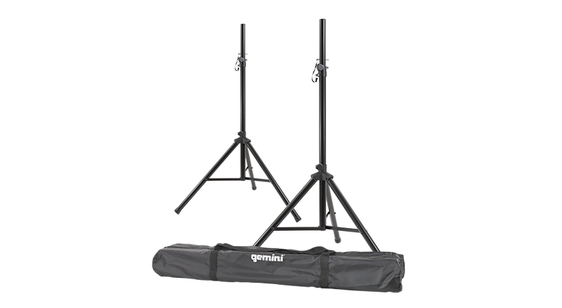 Gemini ST-PACK – Dual Speaker Stands w/ Carry Case