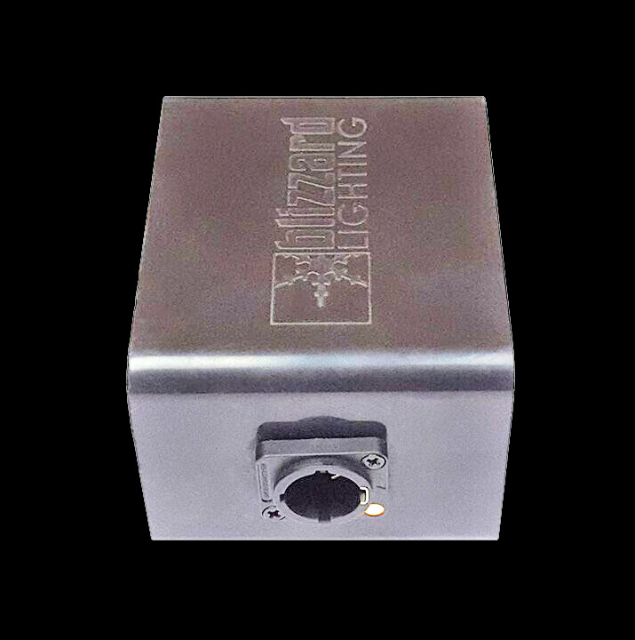 Blizzard Lighting Drop-PC PowerCON In/Out to Quad Edison Drop Box