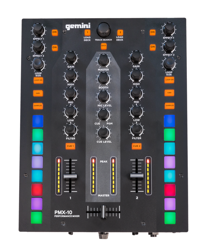 Gemini PMX-10 Digital DJ Performance Mixer