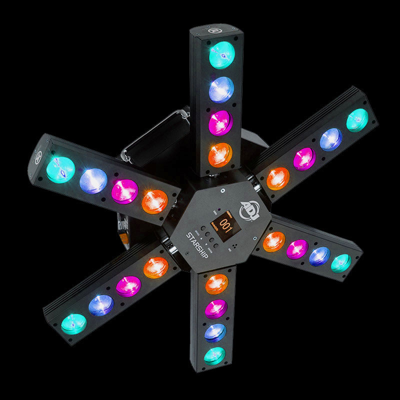 ADJ Starship QUAD LED DJ Centerpiece Effect Light w/ DMX - Phantom