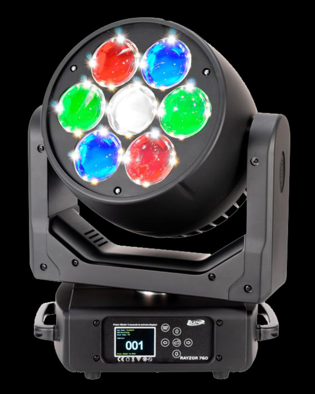 Elation RAYZOR 760 High Output Wash Effects Moving Head Light