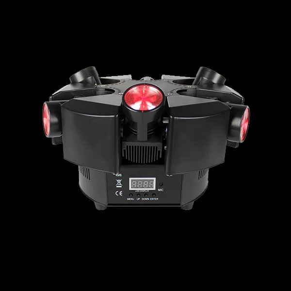 Blizzard Lighting Shoqwave X6 6-Head Moving Beam Light - Phantom