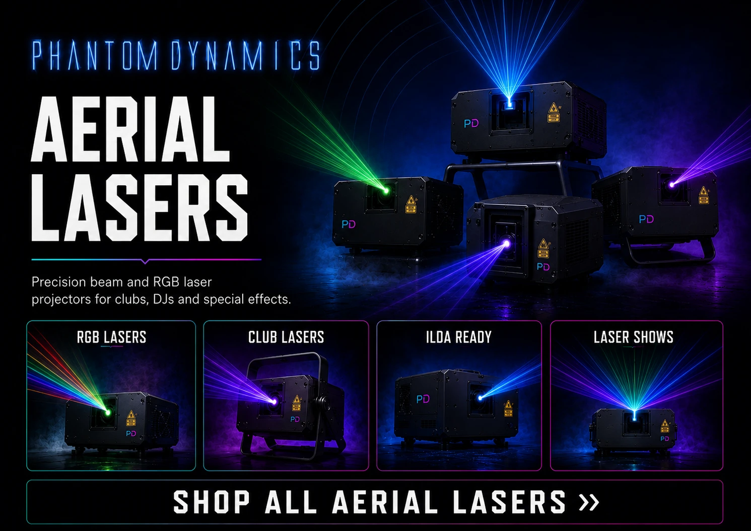 Phantom Dynamics aerial lasers