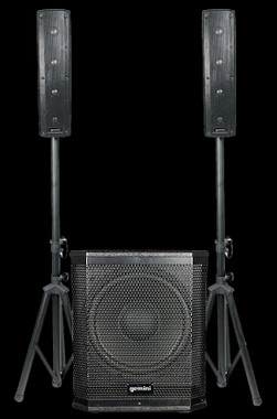 Gemini Line Array Speakers w/ 12