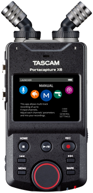 TASCAM Portacapture X6 High-res Multi-track Handheld Recorder