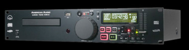 American Audio UCD-100 MKII Rack Mount Single CD/MP3 Player 