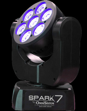 Omnisistem Spark 7 RGBW Razor Beam Night Club Light