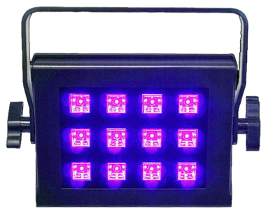 ADJ UV Flood 36 – 36W LED Blacklight Flood (DMX) for Stages, Clubs