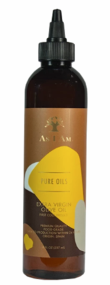 As I Am Pure Oil Extra Virgin Olive Oil 8oz