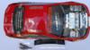 12363-R45 RC Car 1/10 Scale Body Shell with 8 LED Lights Installed
