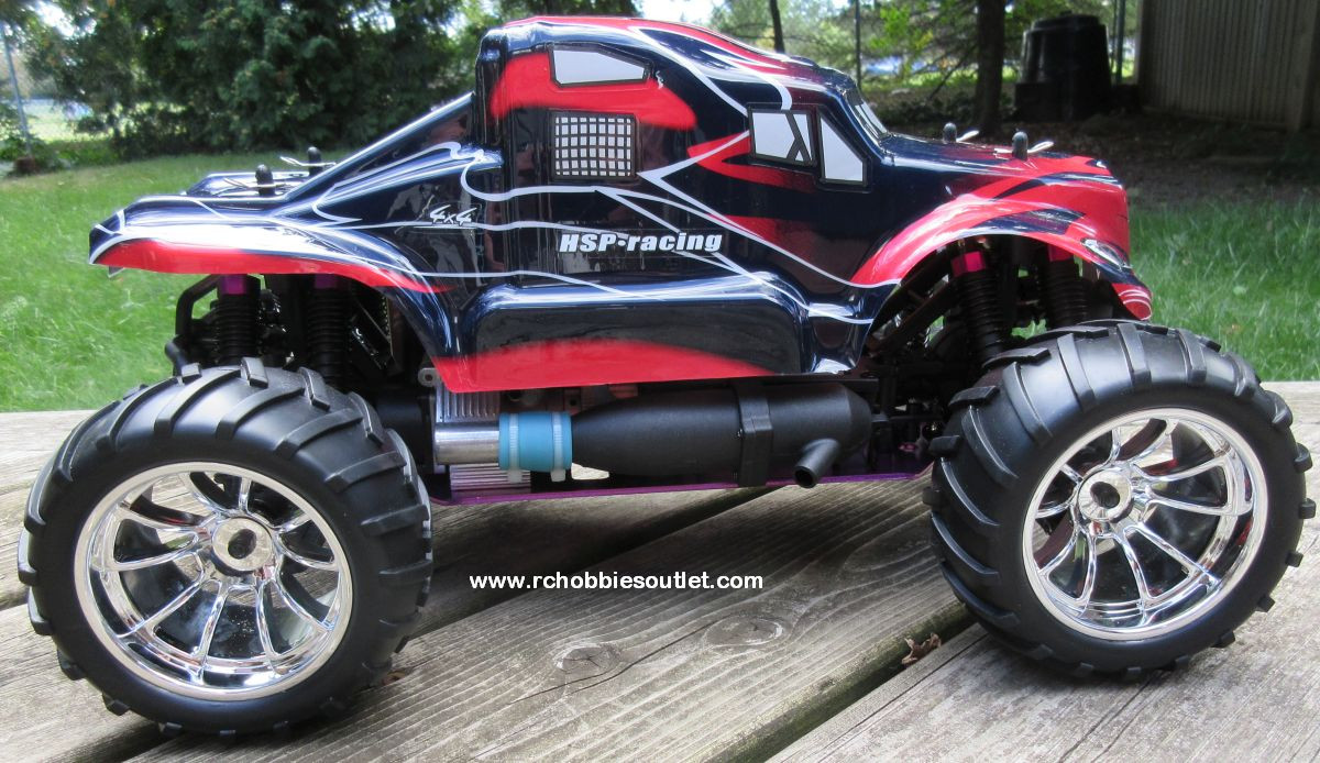 RC NITRO GAS TRUCK HSP 1/10 Scale 4WD 2.4G RTR 88033 rchobbiesoutlet