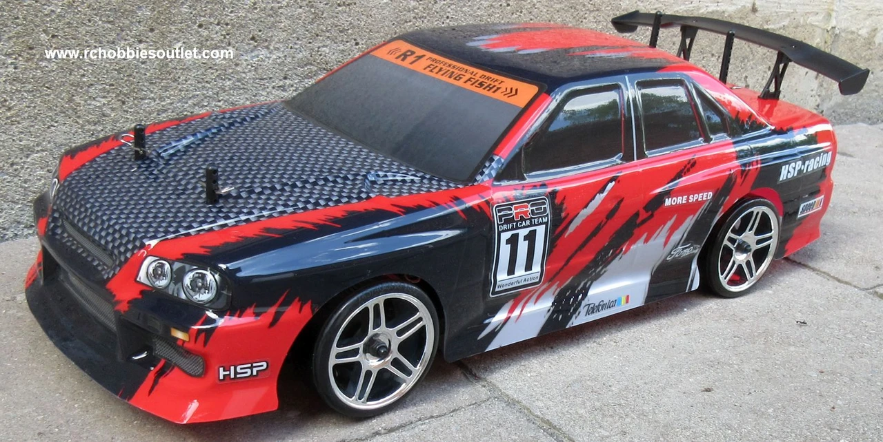 RC Nitro Race Car  Radio Remote Control 1/10 Scale 2.4G RTR 4WD 12334